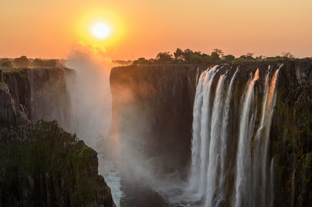 les chutes victoria Zimbabwe